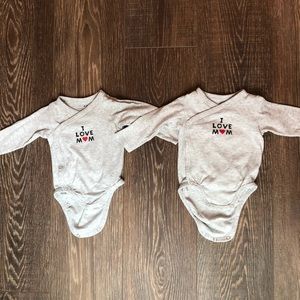 H&M “I love mom” Matching Twin Set